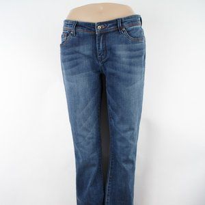 Mercer Denim Bootcut 27P (30 X 30) Women's Denim Jeans Dark Wash Zip Fly